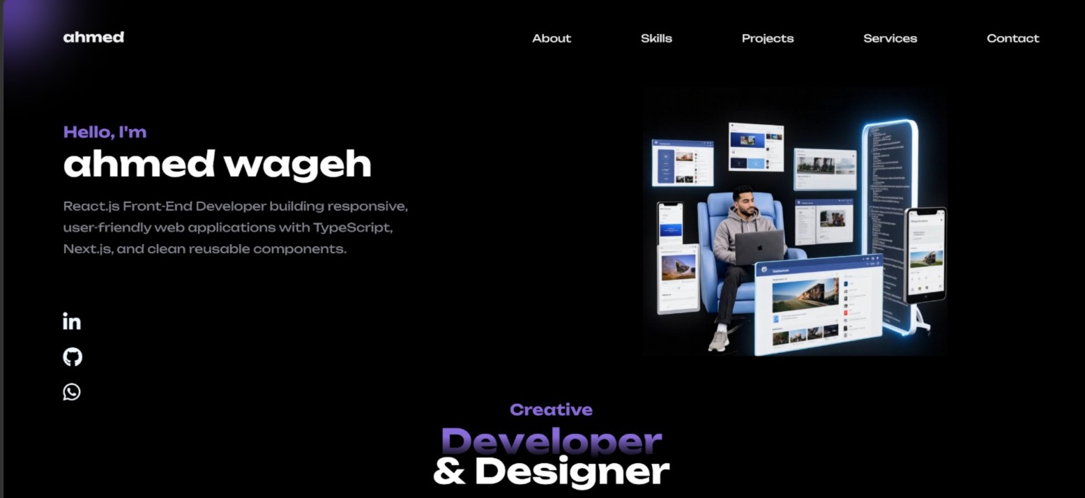Portfolio UI kit preview